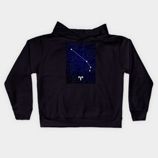 Aries constellation Kids Hoodie